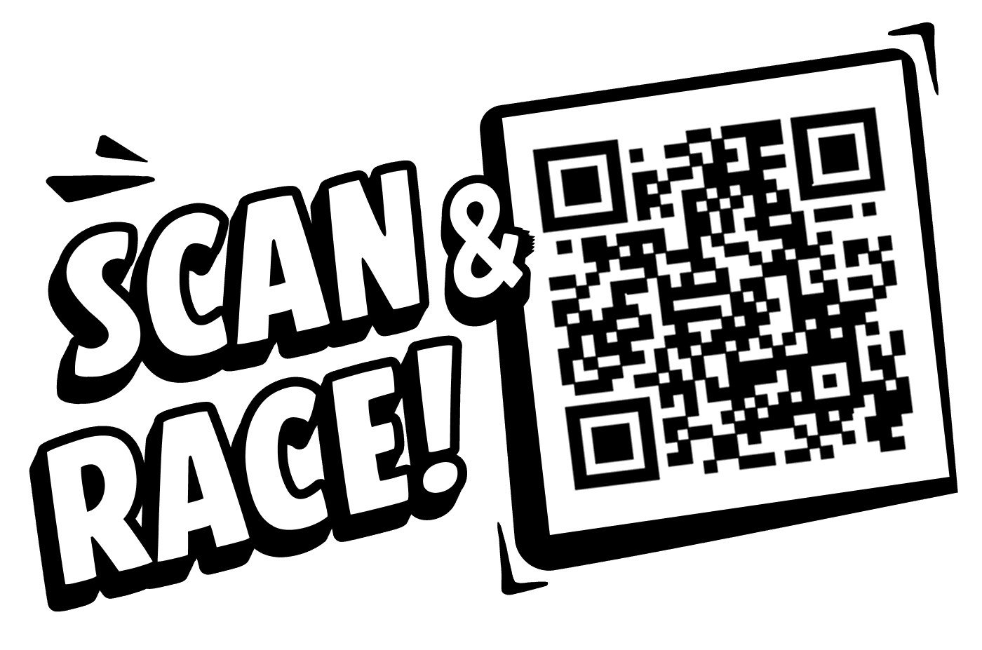 QR-code: scan met je telefoon om te spelen